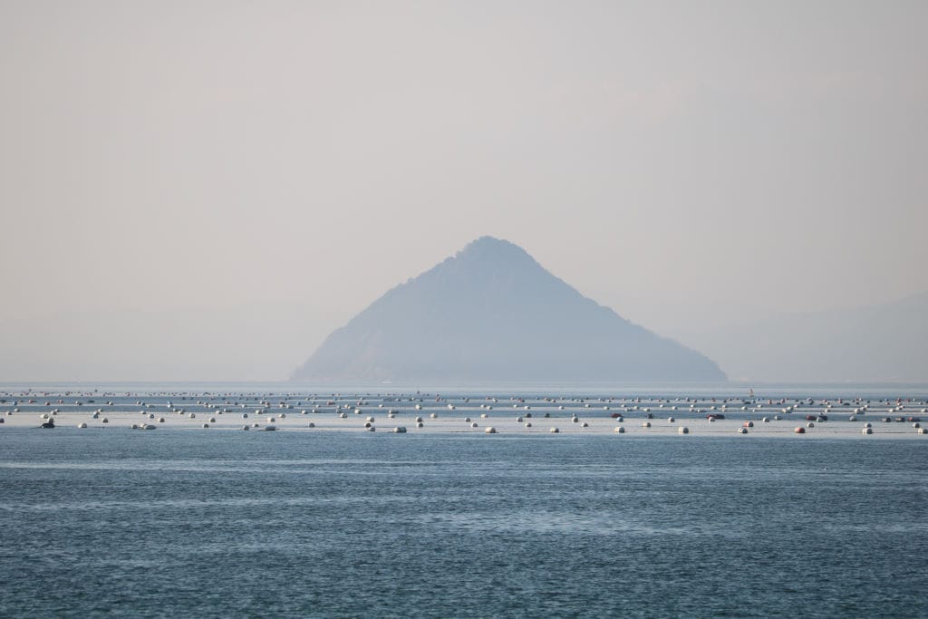 Ozuchishima on a sunny day.